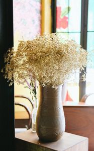 Preview wallpaper flowers, bouquet, vase, dry