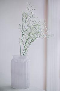 Preview wallpaper flowers, bouquet, vase, white