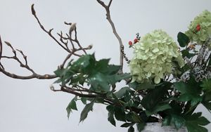 Preview wallpaper flowers, bouquet, vase, aesthetics, composition