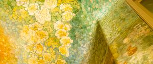 Preview wallpaper flowers, brush strokes, paint, art