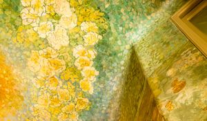 Preview wallpaper flowers, brush strokes, paint, art