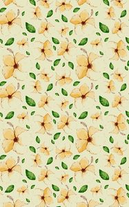 Preview wallpaper flowers, leaves, pattern, floral, art