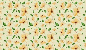 Preview wallpaper flowers, leaves, pattern, floral, art