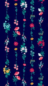 Preview wallpaper flowers, pattern, bouquets, colorful