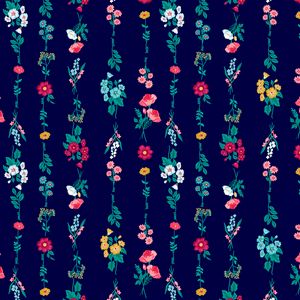 Preview wallpaper flowers, pattern, bouquets, colorful