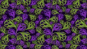 Preview wallpaper flowers, pattern, ornament, art