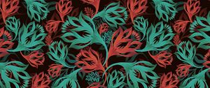 Preview wallpaper flowers, patterns, ornament, pattern