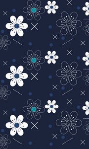 Preview wallpaper flowers, patterns, shapes