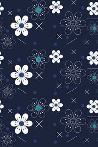 Preview wallpaper flowers, patterns, shapes