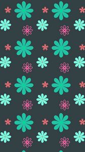 Preview wallpaper flowers, patterns, texture, background