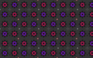 Preview wallpaper flowers, patterns, texture, pink, purple