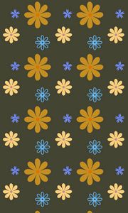 Preview wallpaper flowers, patterns, texture, daisies