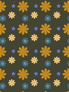 Preview wallpaper flowers, patterns, texture, daisies