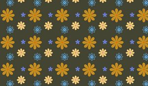 Preview wallpaper flowers, patterns, texture, daisies