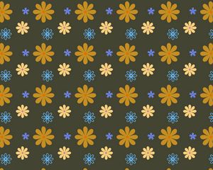 Preview wallpaper flowers, patterns, texture, daisies