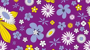 Preview wallpaper flowers, patterns, texture, summer