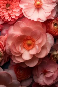 Preview wallpaper flowers, pink, petals, macro