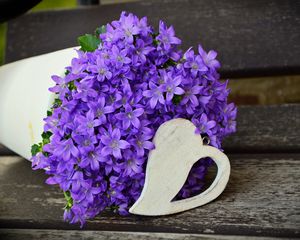Preview wallpaper flowers, purple, bouquet