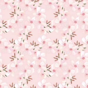 Preview wallpaper flowers, sakura, pattern, cherry, pink, tender, spring