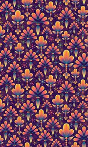 Preview wallpaper flowers, texture, art