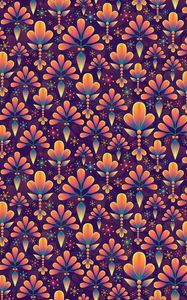 Preview wallpaper flowers, texture, art