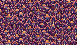 Preview wallpaper flowers, texture, art