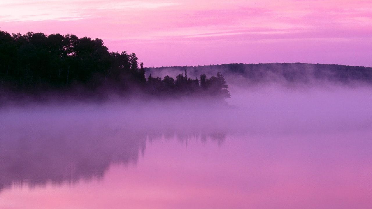 Wallpaper fog, distance, nature