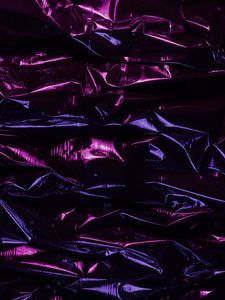 Preview wallpaper foil, purple, dark, texture, surface