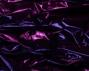 Preview wallpaper foil, purple, dark, texture, surface