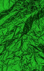 Preview wallpaper folds, metallic, texture, green