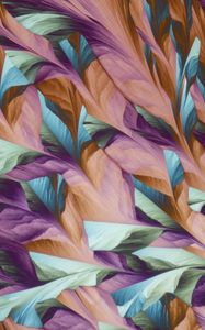 Preview wallpaper folds, relief, paper, colorful