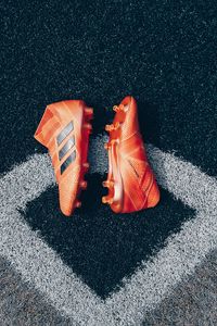 Preview wallpaper football boots, lawn, shoes