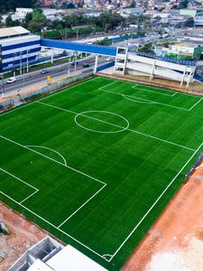 Preview wallpaper football field, football, field, aerial view