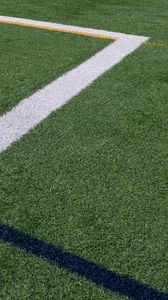 Preview wallpaper football field, lawn, lines, markings, green