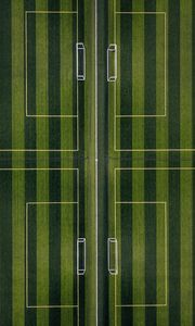 Preview wallpaper football field, top view, minimalism