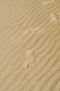 Preview wallpaper footprints, feet, sand, texture