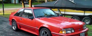 Preview wallpaper ford, 1993, foxbody, mustang