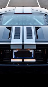 Preview wallpaper ford, car, rear view, black