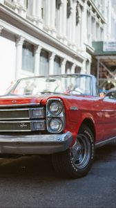 Preview wallpaper ford, car, red, retro