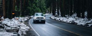 Preview wallpaper ford expedition xlt, ford, car, road, trees