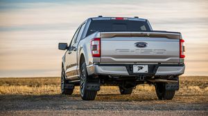 Preview wallpaper ford f150, ford, car, suv, back view