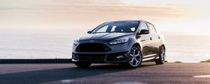 Preview wallpaper ford focus, ford, car, gray