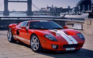 Preview wallpaper ford gt 3, 2015 ford gt, ford, red