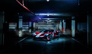 Preview wallpaper ford gt, ford, sports car, tuning