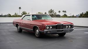 Preview wallpaper ford, ltd, convertible, 1972, red, side view