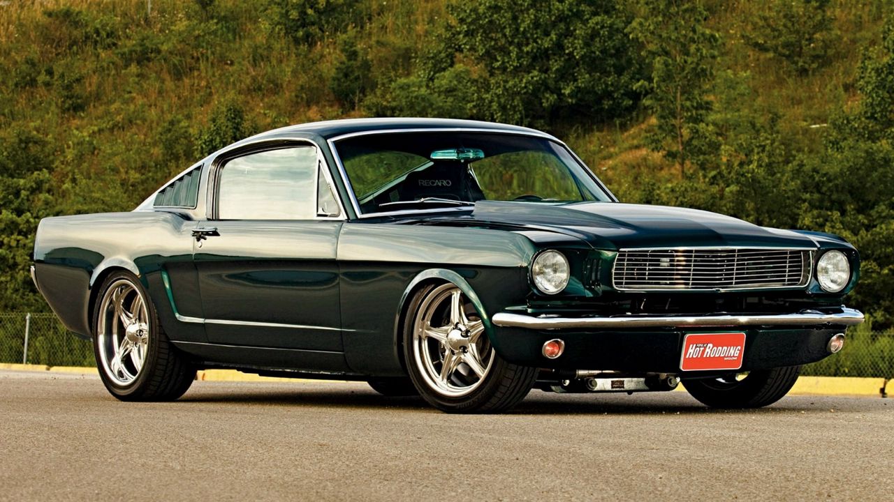 Wallpaper ford, muscle car, mustang, fastback, style, cars