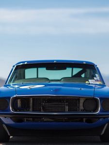 Preview wallpaper ford mustang, 1969, car, front view
