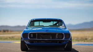 Preview wallpaper ford mustang, 1969, car, front view