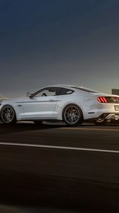 Preview wallpaper ford, mustang, 2015, vossen, muscle  car