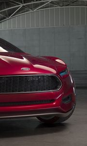 Preview wallpaper ford mustang 2015, ford, 2015, red, front view